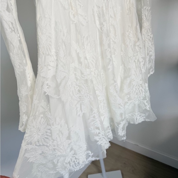 Free People Reign Over Me Lace Dress Cream Small - Picture 11 of 11